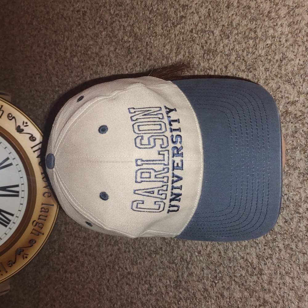 Carlson University Embroidered Letters Strapback Hat Cap OS